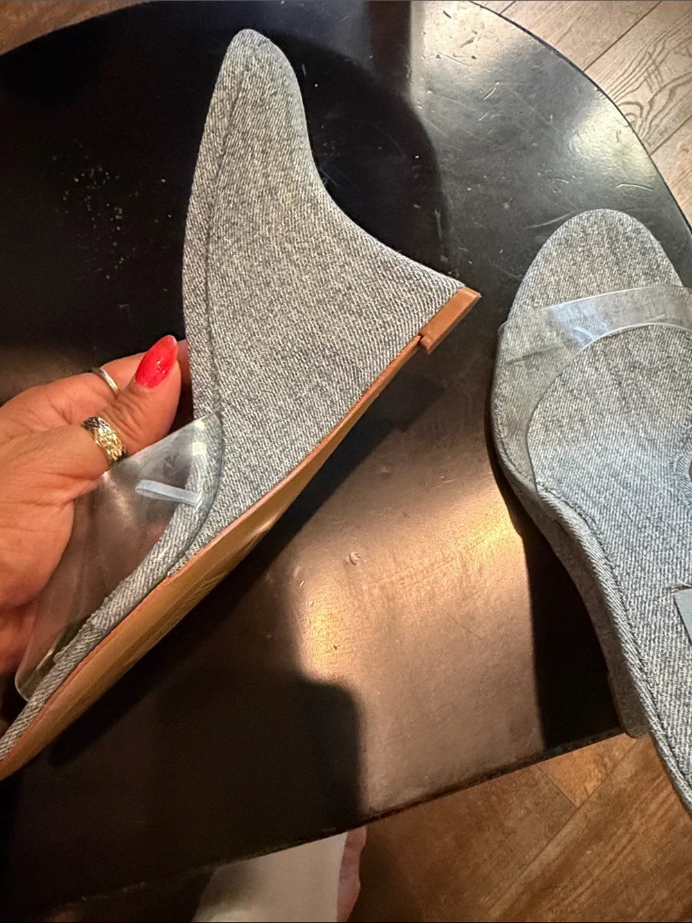 Mango Vinyl Cowgirl Sandals